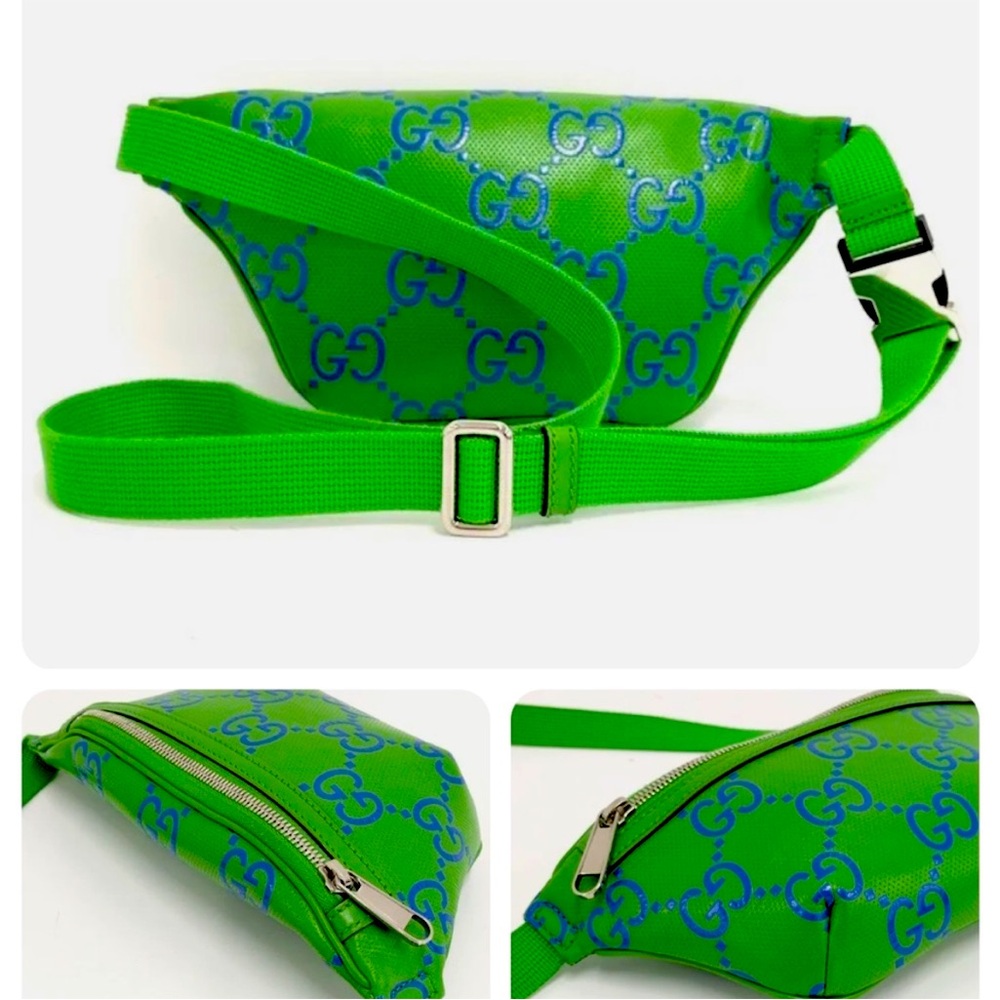 Authentic Leather GG Embossed Belt Bag by Gucci